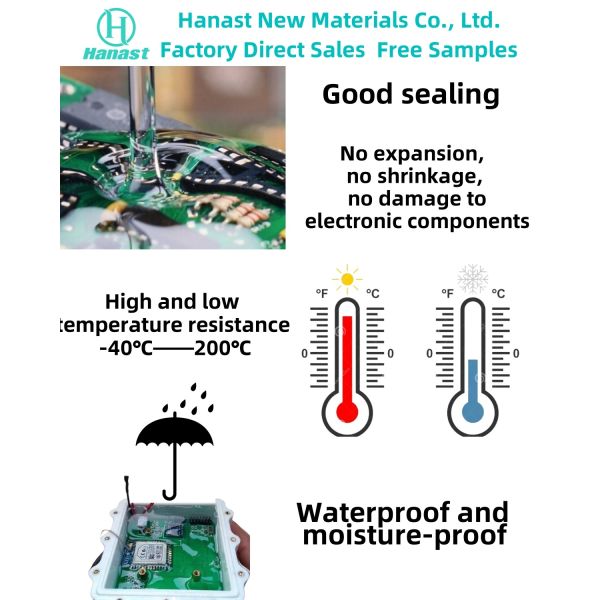 Emperature Resistance Electronic Silicone Gel -60-200 C Shelf Life 6 Months with Customization Support