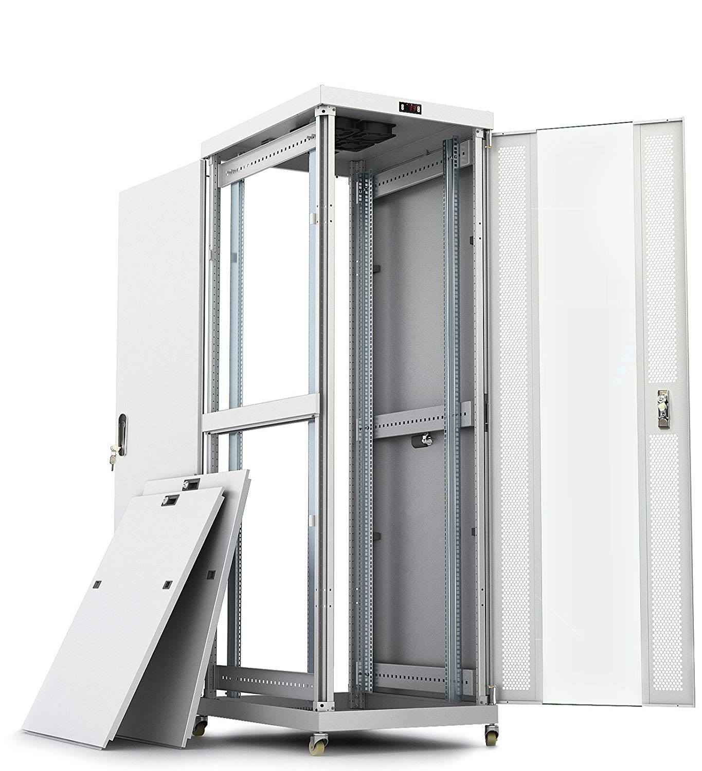 45u outdoor standing network equipment cabinet data center rack