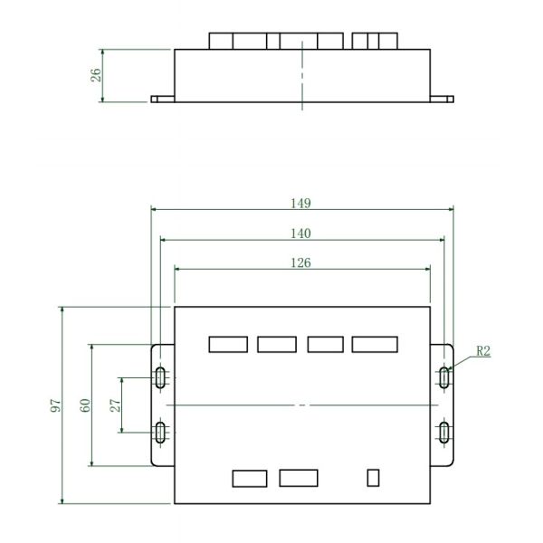 24 Bit Load Cell Amplifier IP64 5000hz Strain Gauge Signal Conditioner 10-1280 Times/Sec