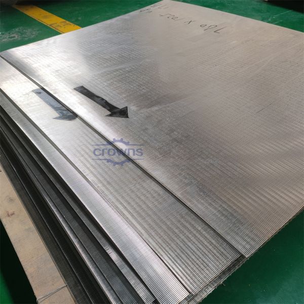 Stainless Steel Gutter Guard Strainer Downspout Wedge Wire Seen Mesh
