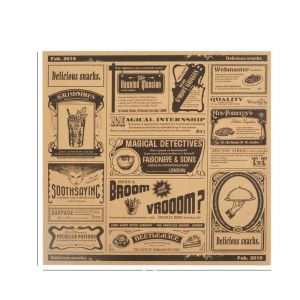 Fried Chicken Sandwich Burger Chocolate Wrapping Paper Kraft PE Coated