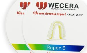 China Translucent 3D Pro Multilayer Zirconia 1200 Mpa Milling Ceramic Dental Block wholesale