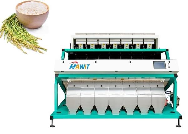 Quality Rice Color Sorter with 448 channels , best rejection and strong performance for sale