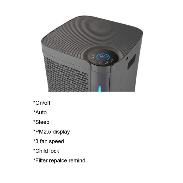 DC Laser UV 100w 100m2 Room Ionizer Air Cleaner