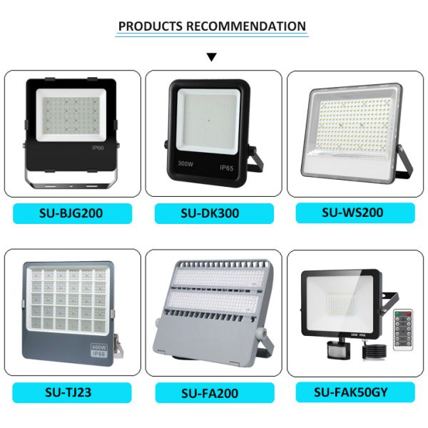 High Illumination 100w 150w 200w Driverless Led Floodlight 3000k CE