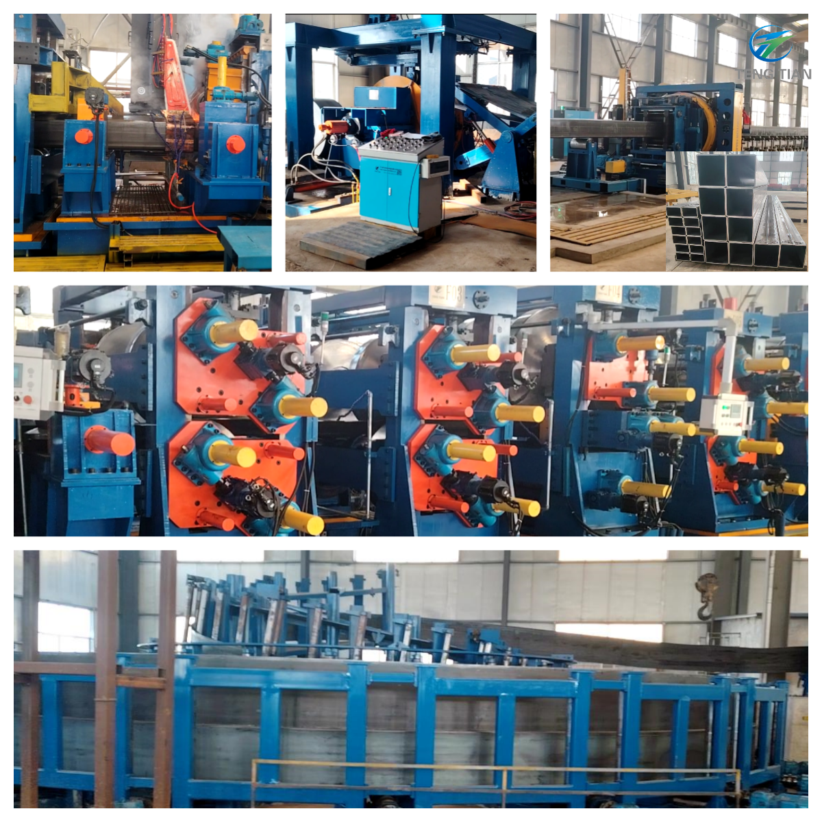 Full Automatic Hydraulic Shearing Steel Pipe Machine 80m/min