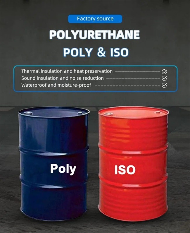 High Density Closed Cell Insulation Polyurethane Foam Chemical Spray Material