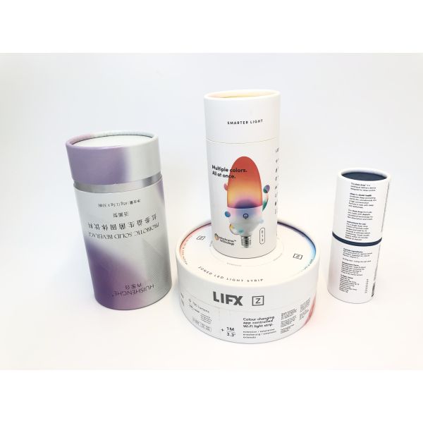 150GSM Round Paper Tube Packaging Litho 4C Cardboard Tube Containers