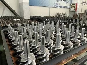 China Iron Casting Screw Compressor Rotor Oil Flooded Reverse Engineering wholesale