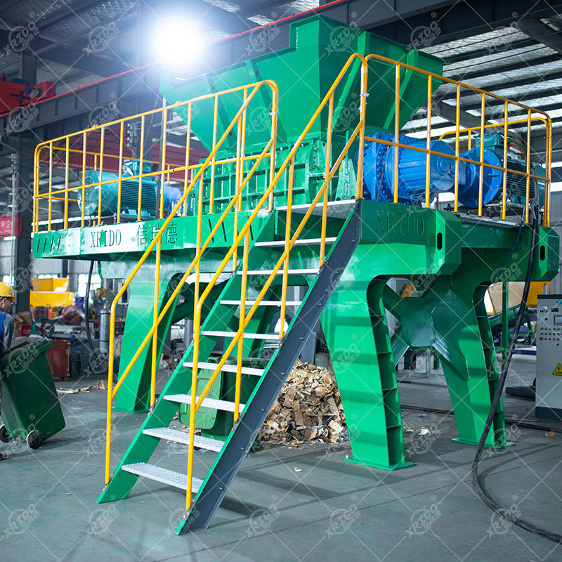 Municipal Solid Waste Shredder with 1-10 Cm Output 100-50000 Kg/hour Capacity and 5~10 Years Lifetime