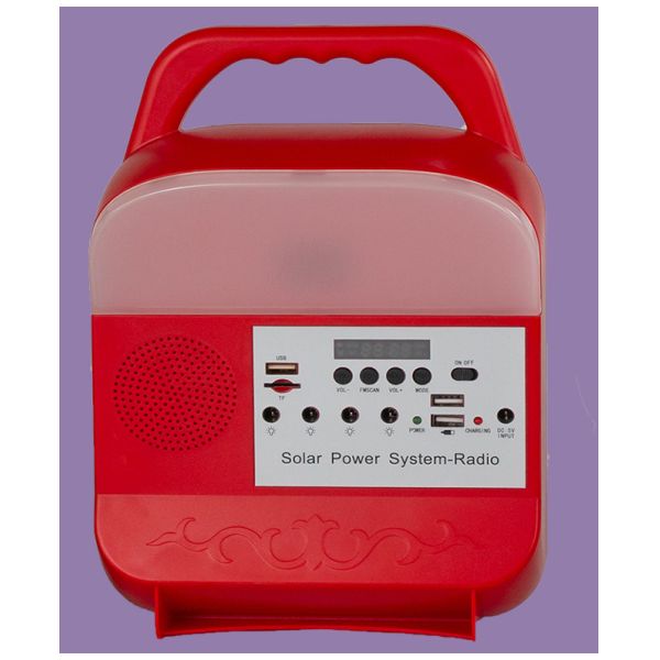 Rechargeable Battery 9W LED 3 Bulb Solar System IP65 Solar Panel Light For Home