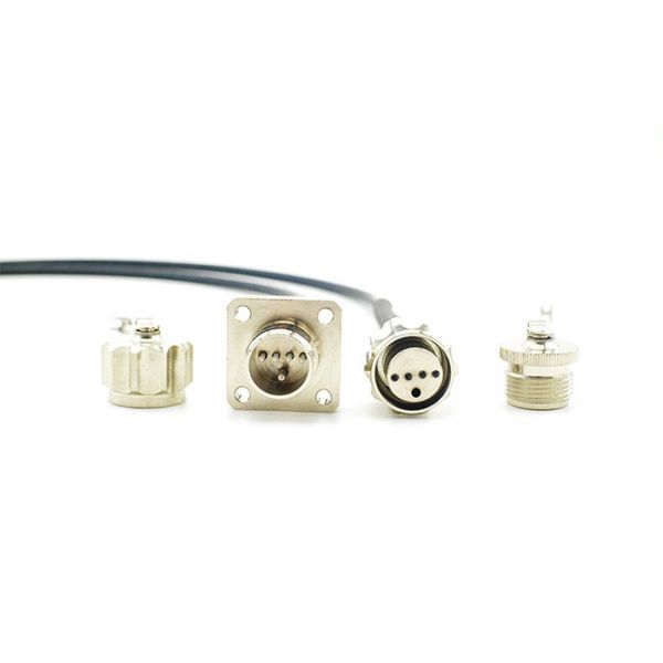 4 Core ODC Plug / Socket To LC Fiber Optical Patch Cord Cable Assembly