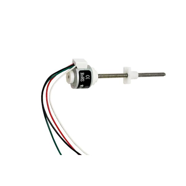 1.8 step motor 15mm diameter micro Linear Stepper Motor with 5VDC Lead Screw Bipolar with plastic slider