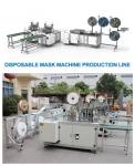 High Capacity Cupped Face Mask Machine Low Failure Rate With Two Output Line