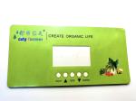 LED Backlight Screen Printing Tactile Switch Keypad With Transparent Window