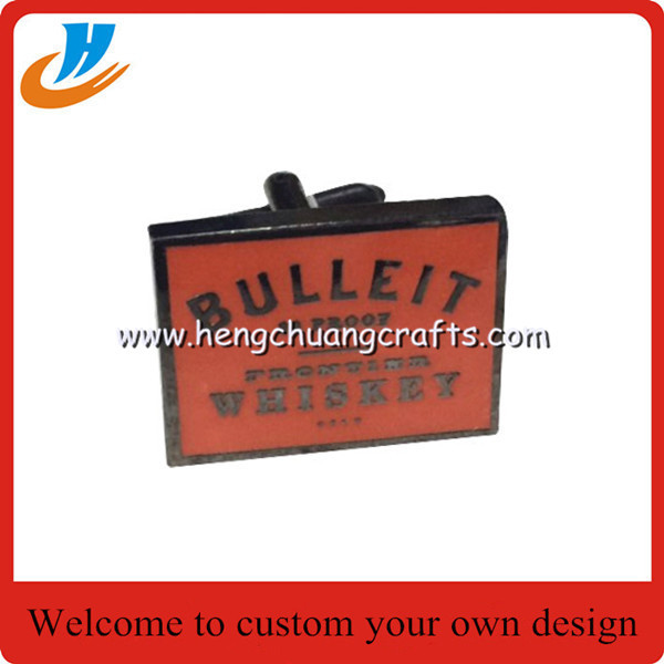 China Custom Made Club Logo Metal Cufflinks from Cufflink Manufacturer wholesale