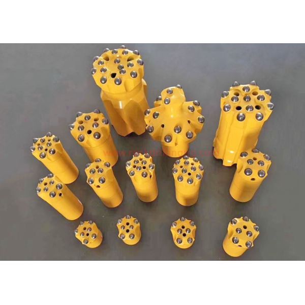 High Performance Mining Rock Drilling Thread Bits 33 - 152mm Diameter