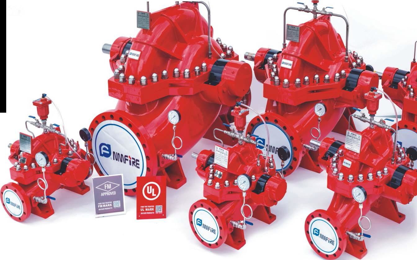 Impeller Centrifugal Pump Set With Jockey Pump UL Listed Fire Pump Tornatech controller