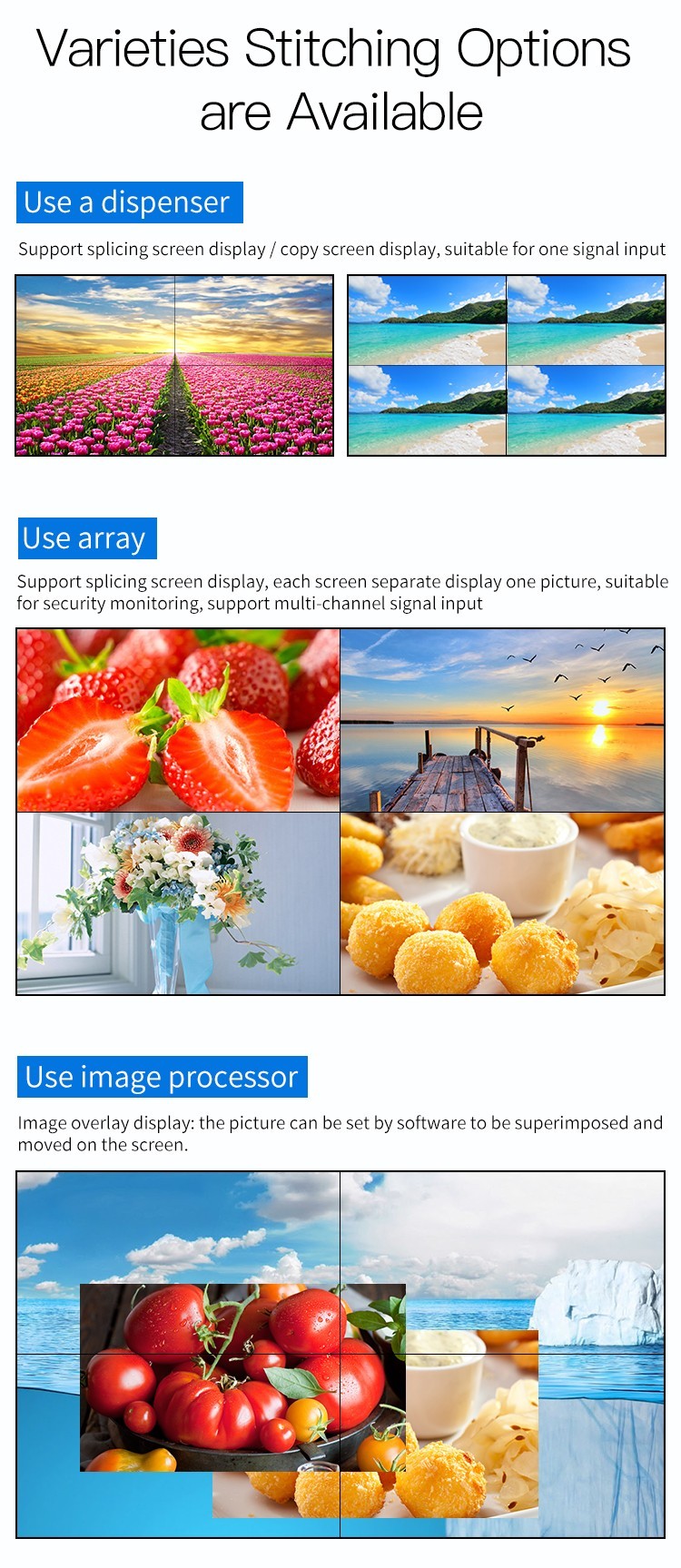 46 Inch LCD Interactive Display Panel 1920*1080P Build In Matrix Monitor