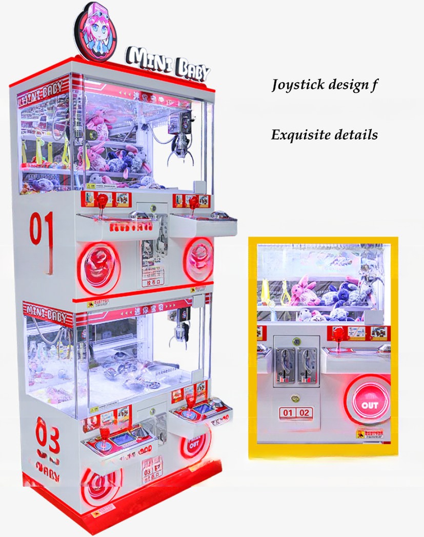 One Stop Theme Park Prize Game Machine Claw Grabber Machine CE Certificate