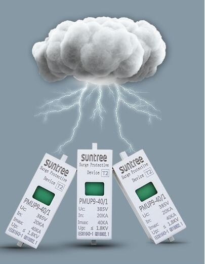 SUP1 40ka Lightning Protector Industrial Surge Protector Device