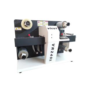 China GIPENG PLC Automatic Roll Label Cutting Machine with Laminator and Slitter wholesale