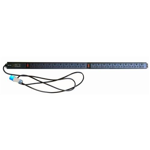 Quality Vertical Installation UK PDU Power Distribution Unit With Surge Protection Power Switch for sale