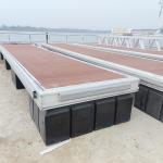 EPS Foam And LLDPE Floatation Marina Dock Floats For Aluminum Floating Walkway
