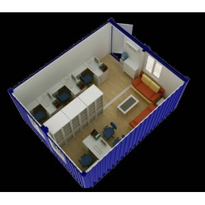 Tiny Modular Prefab Home Mining Labor Site Camp Folding Container House