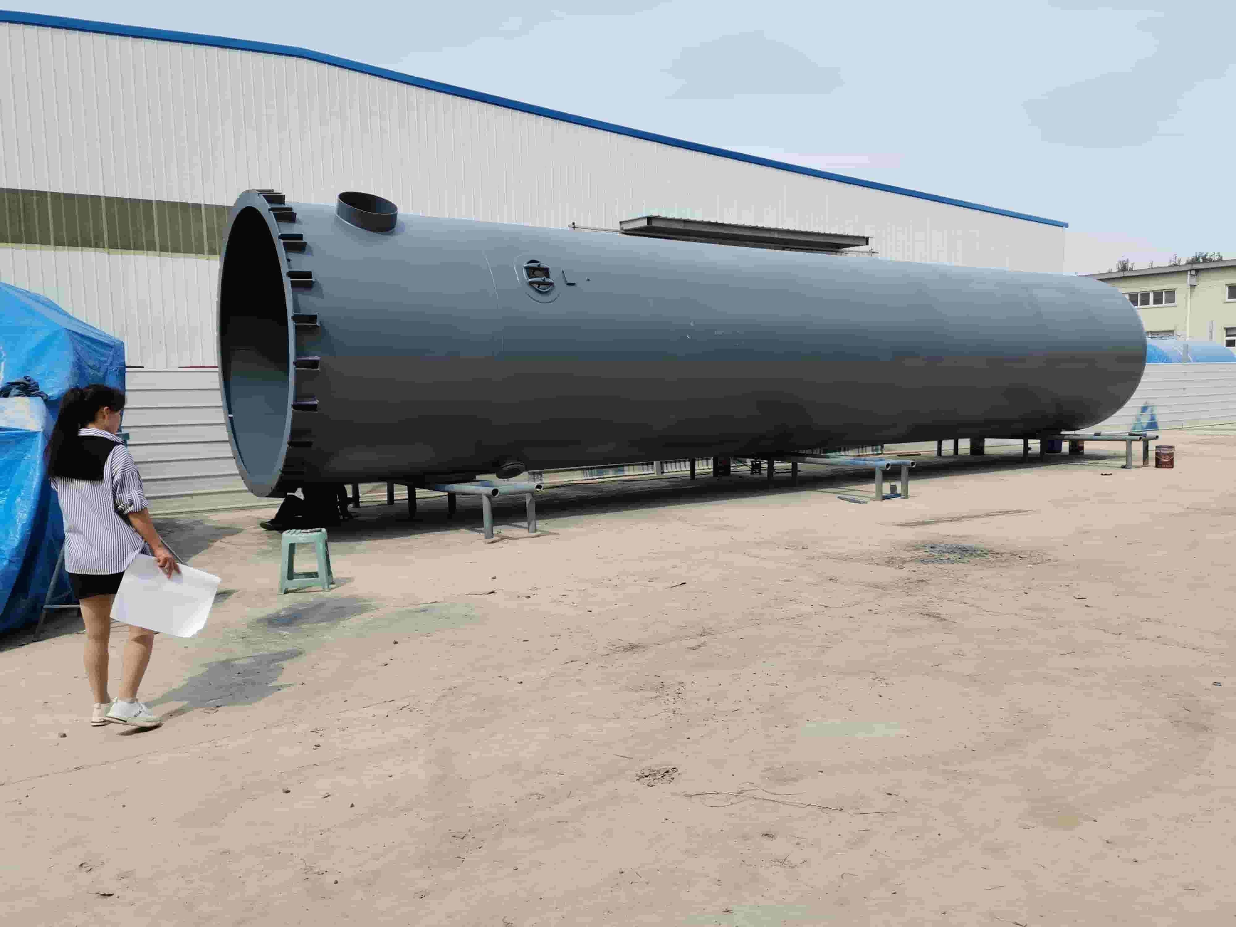 Pressure Surge Protection ASME Air Receiver Tanks Vertical Carbon Steel JIS Compliant