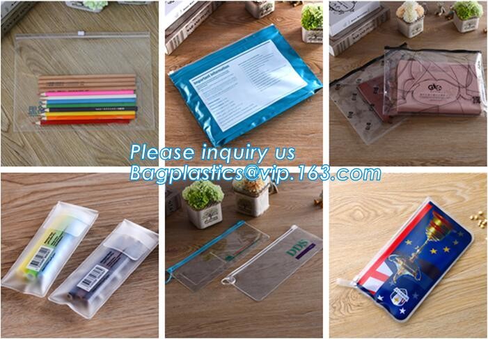 Promotional Low MOQ colorful A5 size matte waterproof mesh PVC file pocket folder/document bag with zipper and custom lo
