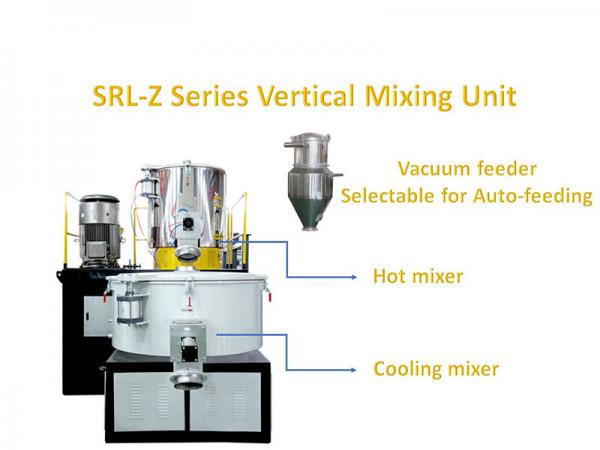 15000Kg/H Granules Pellets Color Mixer Auxiliary Machine Vertical Stainless Steel Stand Mixer
