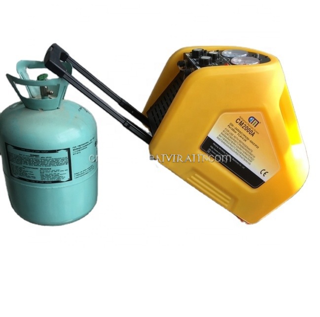 A/C Freon Refrigerant Split Charging Filling Machine R134a R404a Gas Recovery Recharge Machine