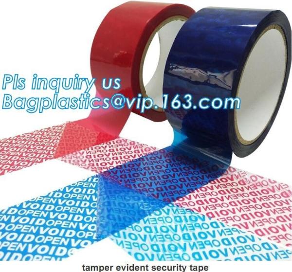 Quality Factory OEM Half transfer Total Transfer and Non-transfer OPEN VOID anti-sheft security tape adhesive security tape for sale