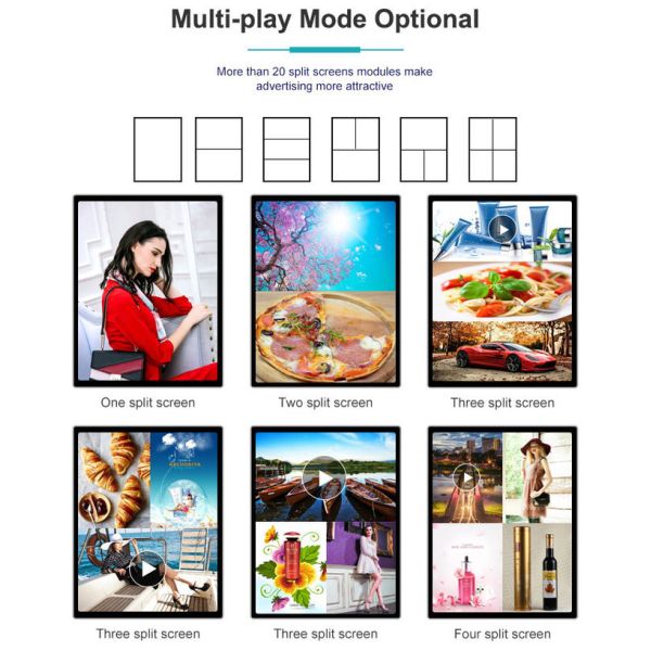 2GB 43 Inch Lcd Advertising Player Digital Signage Display Touch Kiosk