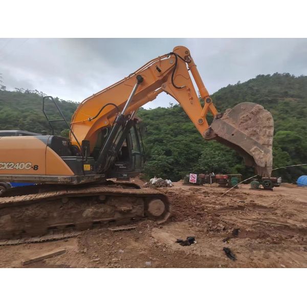 Yellow Short CX210 Excavator Tunnel Boom Q355B Material Durable