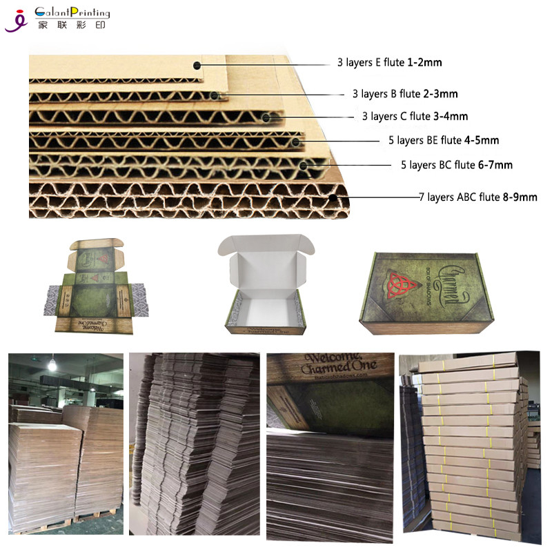 Self - Locking Recycled Printed Packaging Boxes Collapsible Fold Up Gift Boxes