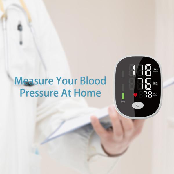 Quality Voice Automatic Broadcasting Large-Sized LCD Screen Arm Type Blood Pressure Meter for sale