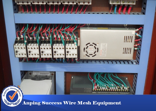 Temporary Construction Chain Link Fence Making Machine Japan PLC Controller