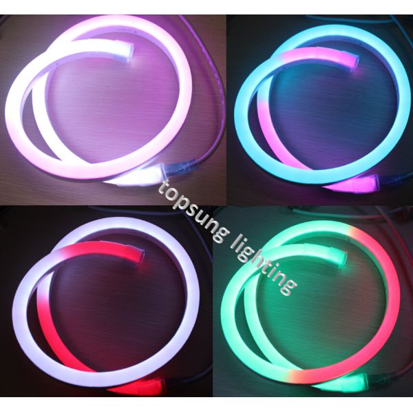 24v digital led flex neon lights chasing decoration lights