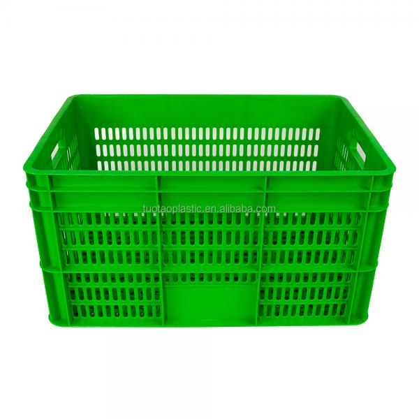 HDPE Reusable Plastic Vegetable Fruit Packaging Box for Grapes Custom Food Container
