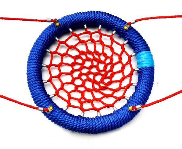 Quality 100cm Customized Colors Commercial Swing Net Bird Nest Swing For Playground for sale