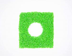 China Green Recycled PET Resin With Inherent Viscosity (I.V.) Of 0.75-1.1 Customizable wholesale