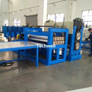China 4mm Stainless Steel Checkered Plate Embossing Machine With Leveling Device wholesale
