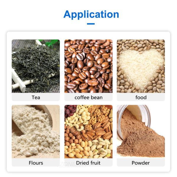 Automatic Granule Vertical Packing Machine Stand Up Pouch Zipper Bag