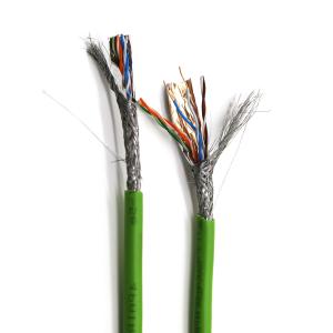 Customized Cat5e SFTP Flexible Network Cable OEM Communication OFC Copper Conductor