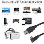High Speed 5Gbps 3.0 USB Type-C to Type A Cable for VR 1 2 Headset VR Link Cable