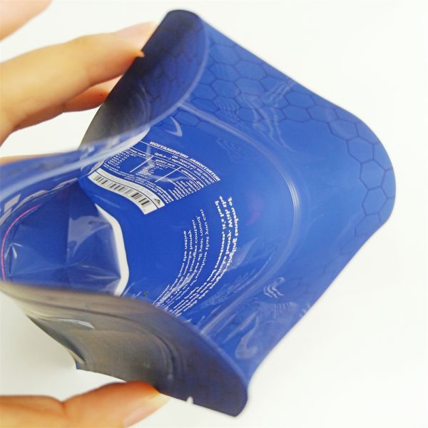 New Wholesale Factory Food Grade Plastic Packaging Pouch Stand Up Aluminum Foil Matte Surface Zipper Protein Powder Bag
