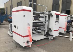 China Self Adhesive Label Paper Roll Rewinding Machine , Slitter Rewinder Machine Centralized Control wholesale