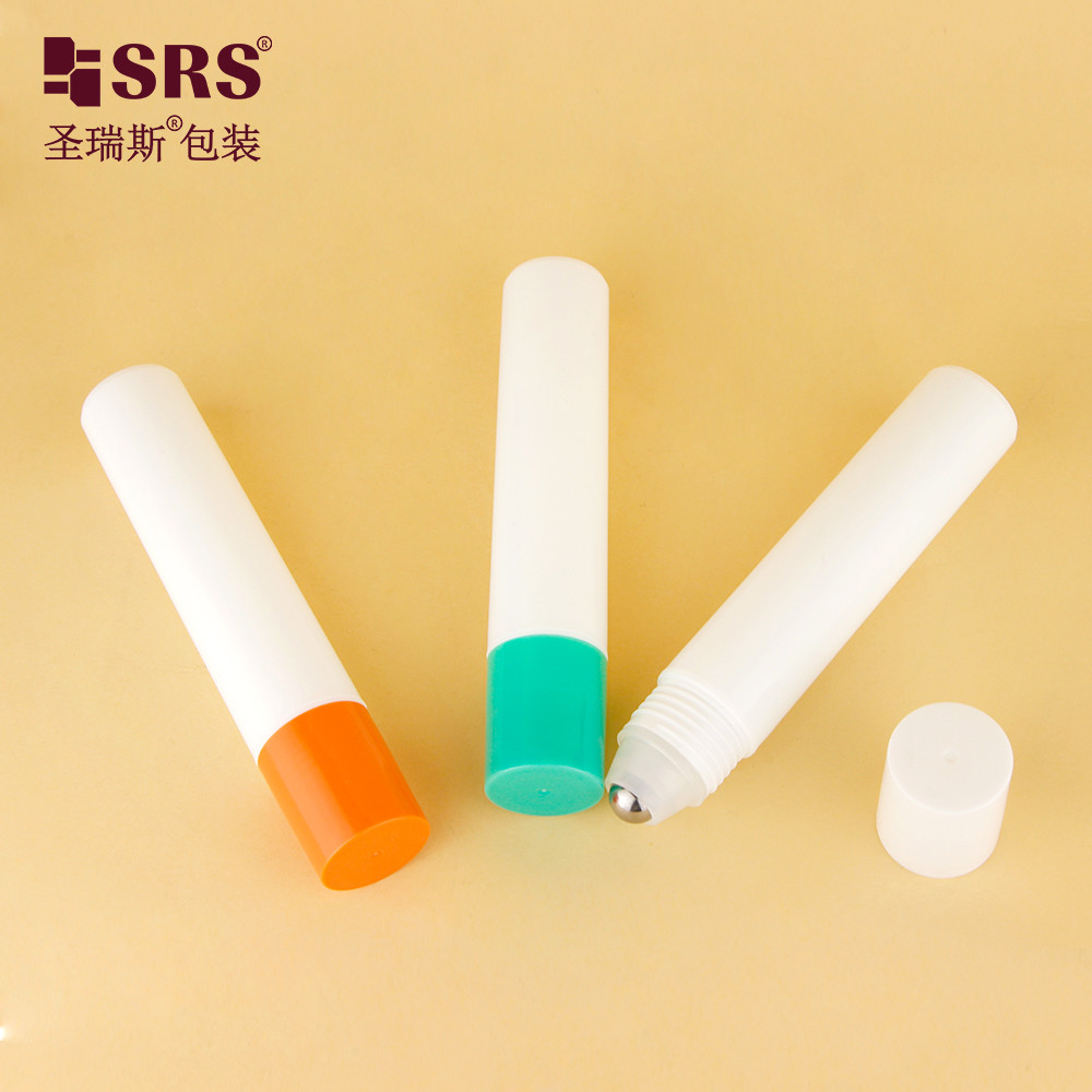 RPP-20ML Glossy Matte Finished In Mold Economical Injection Custom Color PP PCR Eco-friendly Rolll-On Design Leak Proof Bottle